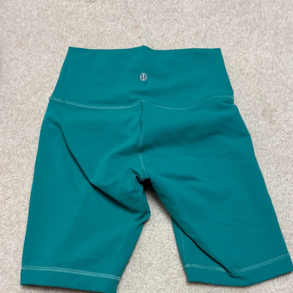 lululemon athletica Turquoise Bike Shorts